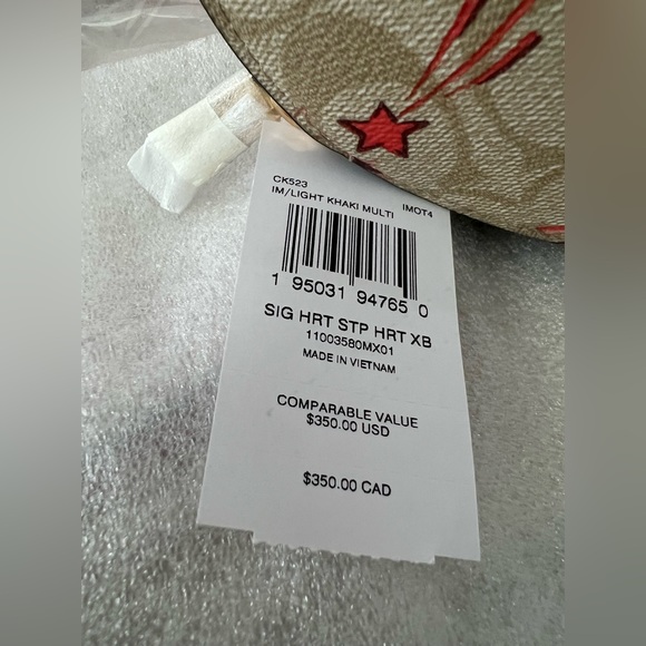 NWT never being open still in plastic Coach Heart Cheap Crossbody bag 💕SOLD💕 - Picture 7 of 9